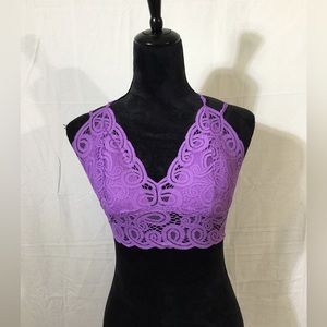 Pink Victoria secret wireless bra-top new size m